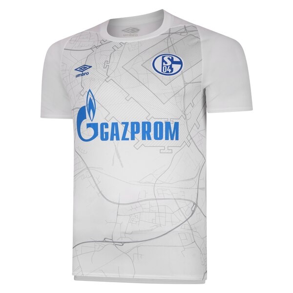 Thailande Maillot Football Schalke 04 Exterieur 2020-21 Blanc